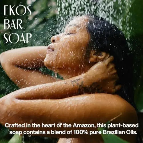 Natura Bar Soap Set - Moisturizing & Nourishing Vegan Amazonian Ingredients for Soft, Smooth Skin - Ucuuba, Brazil Nut, Andiroba, Passion Fruit - 4-Pack 3.5oz (100g) Avelisse