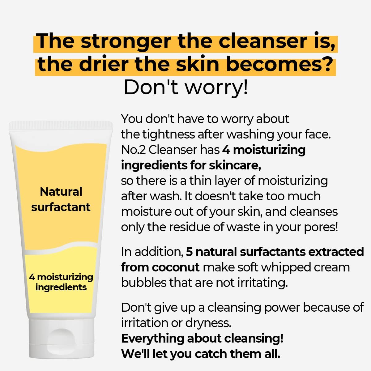 numbuzin No.2 Deep Clean Fresh Cream Cleanser - Gentle Exfoliating Foam Cleanser for Blackheads, Excess Oil & Dead Skin Cells, 4.05 fl. oz. - görsel 9