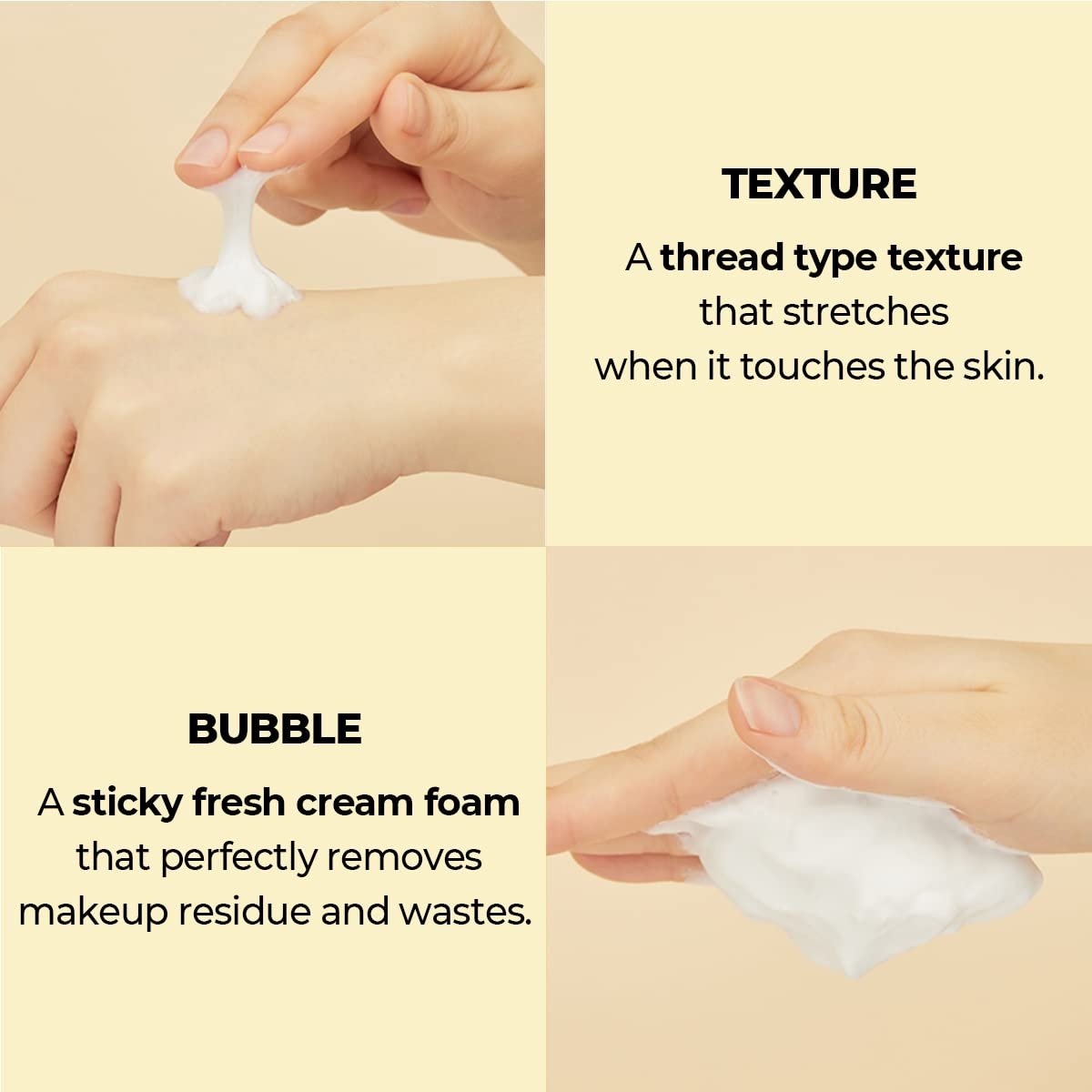 numbuzin No.2 Deep Clean Fresh Cream Cleanser - Gentle Exfoliating Foam Cleanser for Blackheads, Excess Oil & Dead Skin Cells, 4.05 fl. oz. - görsel 5
