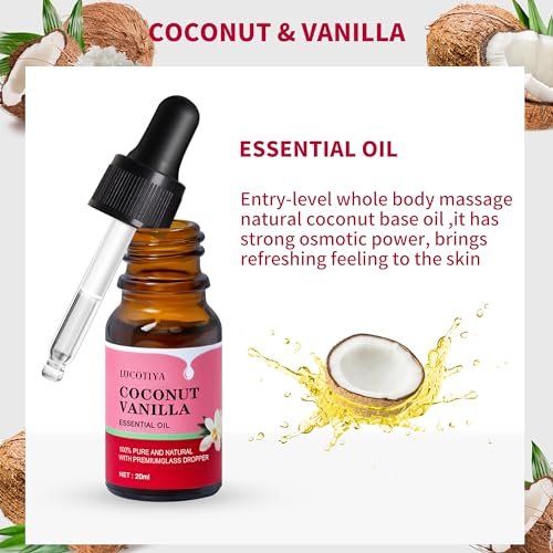 Luxurious Coconut Vanilla Spa Gift Set for Women – Travel Size Bath & Body Care | Unique Birthday & Friendship Gifts for Her - görsel 8