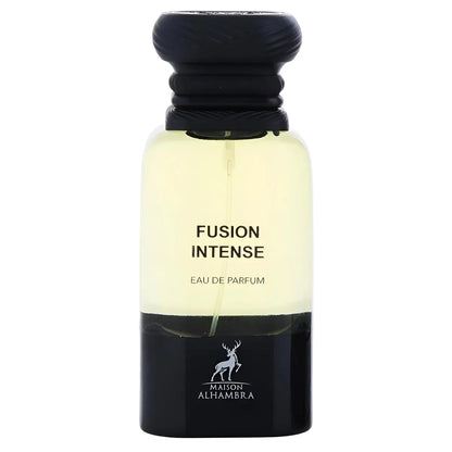 Maison Alhambra Fusion Intense Eau de Parfum – Aromatic Sweet Woody Leather Unisex Fragrance, 2.7 oz / 80 ml Avelisse