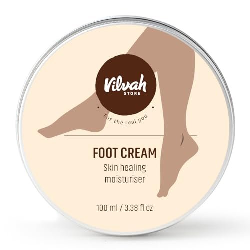 Vilvah Foot Cream for Dry and Cracked Feet | Moisturizes Rough Heels, Softens Chapped & Calloused Skin – Suitable for All Skin Types, 100ml - görsel 2