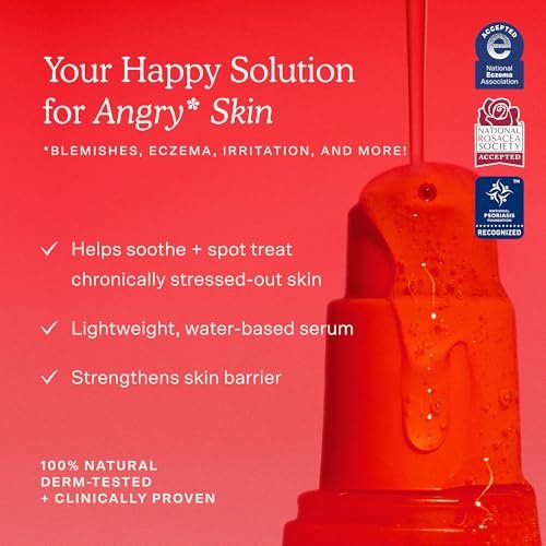 Tower 28 SOS Rescue Face Serum – Hypochlorous Acid Soothing Serum for Sensitive, Irritated Skin, Reduces Redness & Blemishes, Fragrance-Free (2 oz) Avelisse