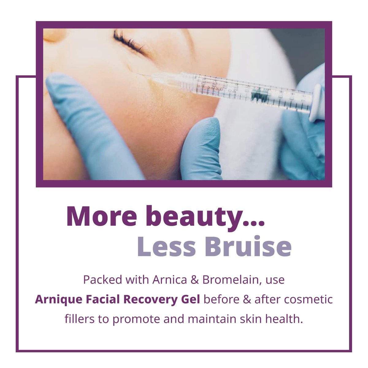 Arnique Arnica Gel for Face – Soothing Arnica & Bromelain Facial Gel to Refresh and Comfort Delicate Skin After Beauty Treatments Avelisse
