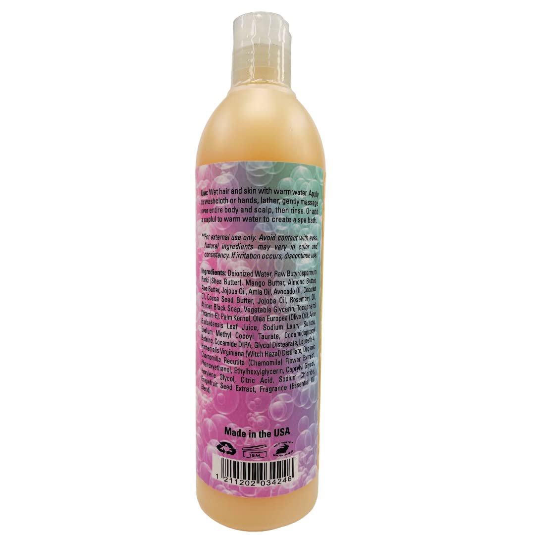 Mine Botanicals Multi Butter Body Wash - Cocoa, Shea, Mango, Almond & Aloe Butter - 13 Fl Oz - görsel 5