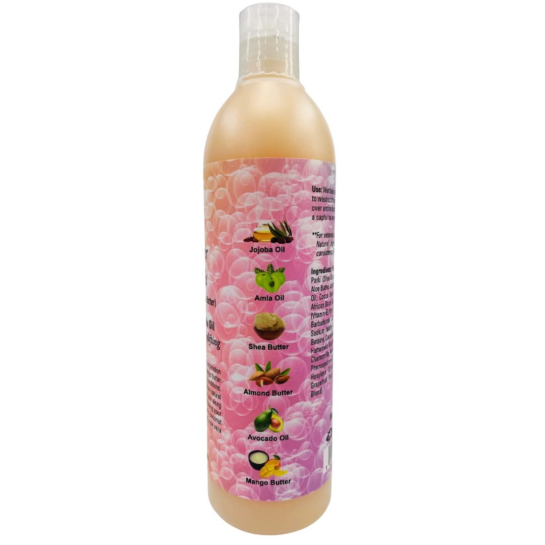Mine Botanicals Multi Butter Body Wash - Cocoa, Shea, Mango, Almond & Aloe Butter - 13 Fl Oz - görsel 3