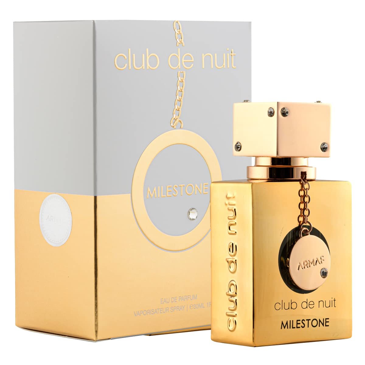 Armaf Club de Nuit Milestone Eau de Parfum – Aquatic Fruity Woody Musky Unisex Fragrance, 30 ml Avelisse