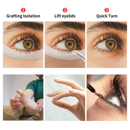 Kirecoo 6 Rolls Adhesive Eyelash Tape - Breathable PE Lash Tape for Eyelash Extensions - 9m Each Roll (Transparent)