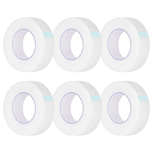 Kirecoo 6 Rolls Adhesive Eyelash Tape - Breathable PE Lash Tape for Eyelash Extensions - 9m Each Roll (Transparent) - görsel 2