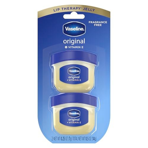 Vaseline Lip Therapy Original Mini 2-Pack – Hydrating Lip Balm for Dry, Chapped Lips (0.5 oz each) - görsel 1