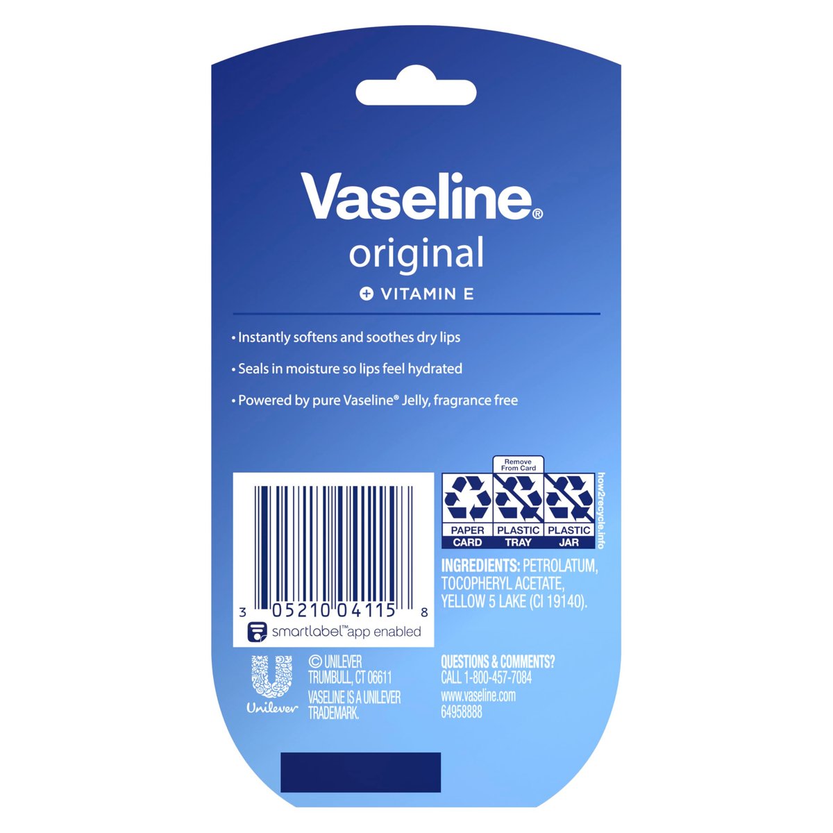 Vaseline Lip Therapy Original Mini 2-Pack – Hydrating Lip Balm for Dry, Chapped Lips (0.5 oz each) - görsel 4
