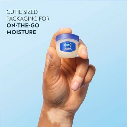 Vaseline Lip Therapy Original Mini 2-Pack – Hydrating Lip Balm for Dry, Chapped Lips (0.5 oz each)