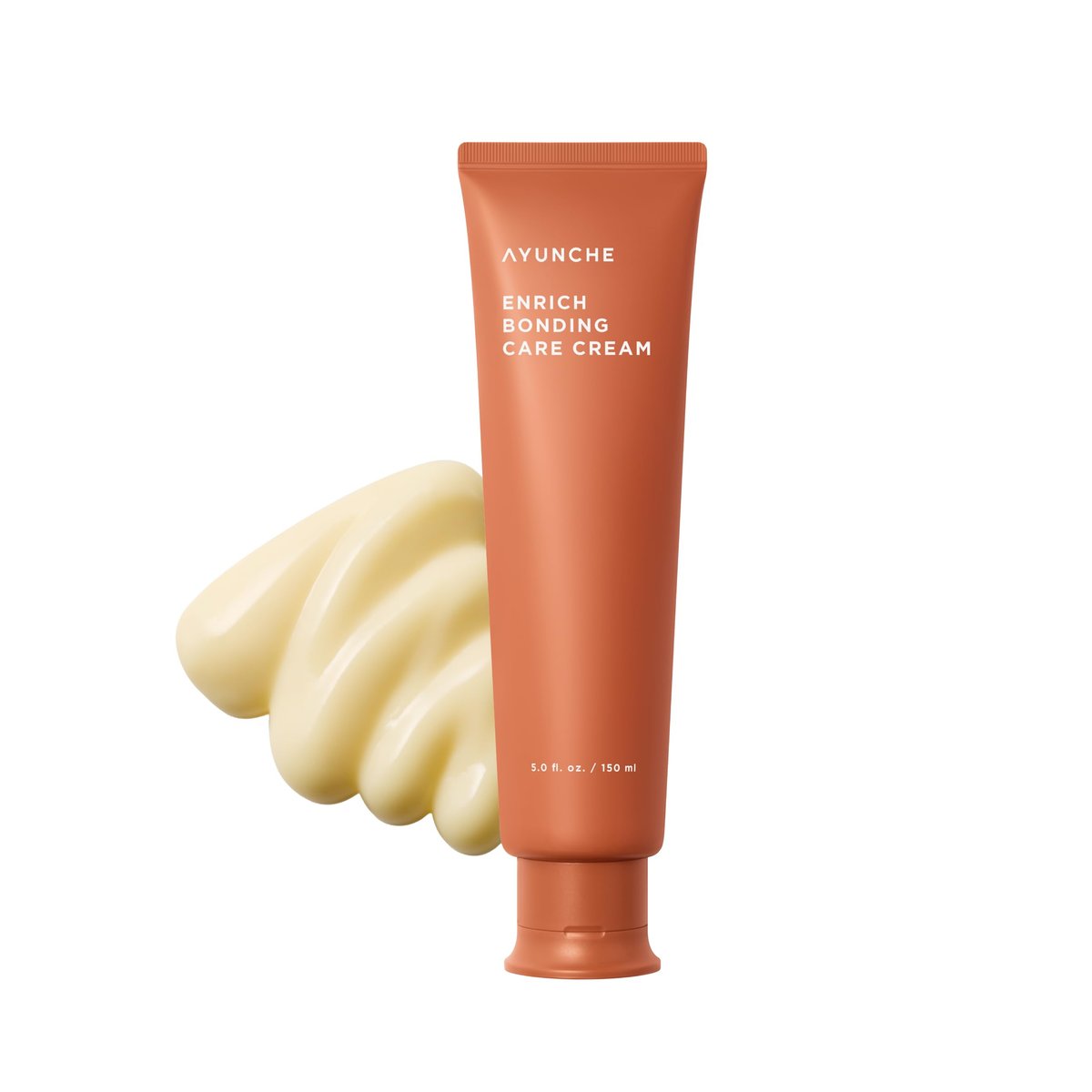 AYUNCHE Enrich Bonding Leave-In Cream 5.0 fl oz – K-Beauty Bond Repair, Heat Protection up to 392°F, Split Ends & Frizz Control for Fine, Dry, Damaged Hair Avelisse