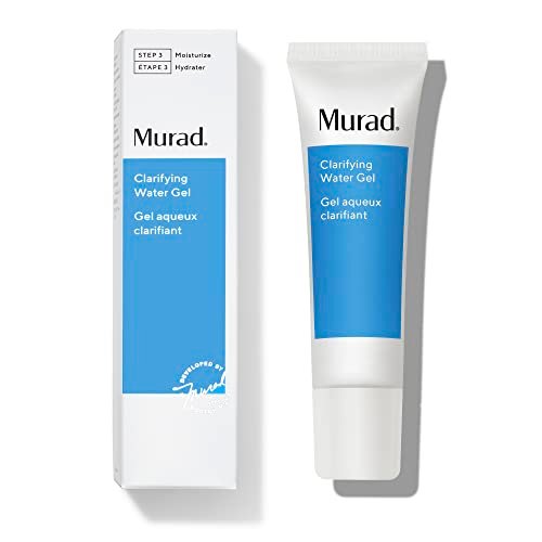 Murad Clarifying Water Gel – Lightweight Face Moisturizer for Acne-Prone Skin with Salicylic and Hyaluronic Acid, 2 Fl Oz Avelisse