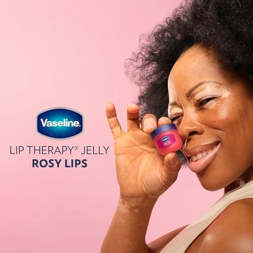 Vaseline Lip Therapy Rosy Lips Mini Tinted Lip Balm 2-Pack – Moisturizing for Dry, Chapped Lips (0.5 oz Each) - görsel 8