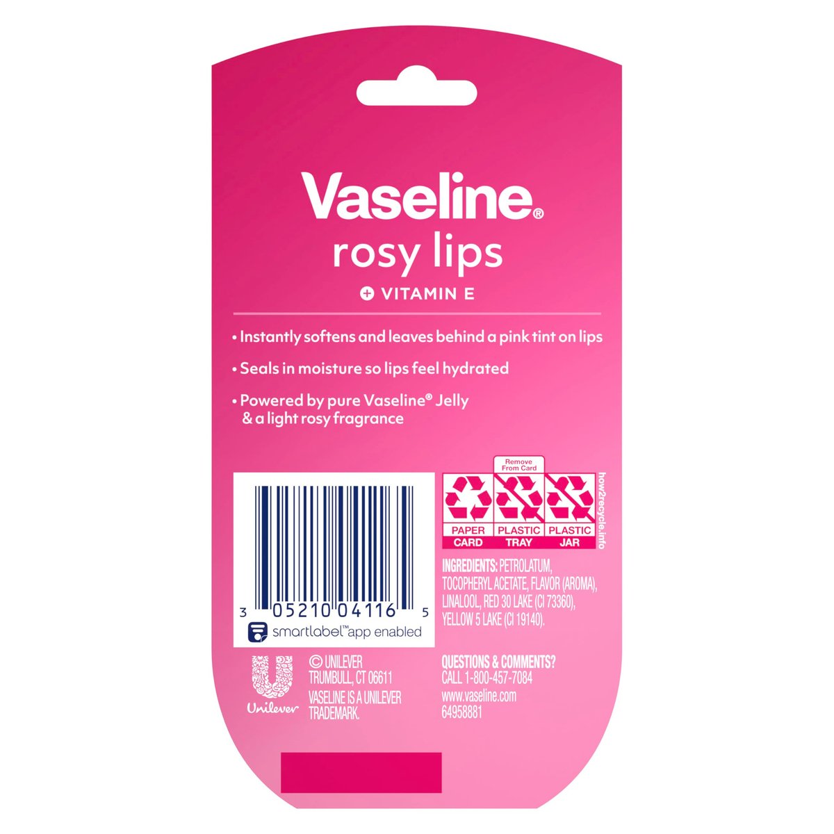 Vaseline Lip Therapy Rosy Lips Mini Tinted Lip Balm 2-Pack – Moisturizing for Dry, Chapped Lips (0.5 oz Each) - görsel 3