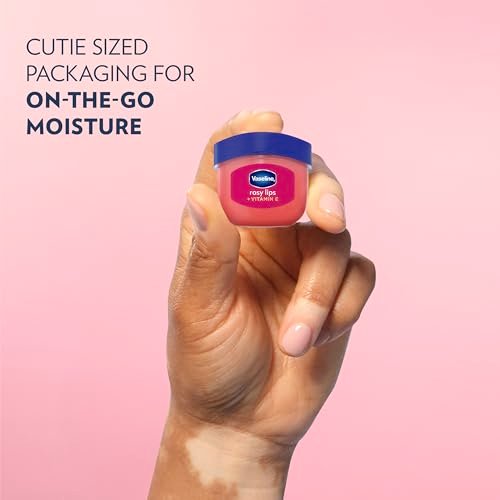 Vaseline Lip Therapy Rosy Lips Mini Tinted Lip Balm 2-Pack – Moisturizing for Dry, Chapped Lips (0.5 oz Each) - görsel 6