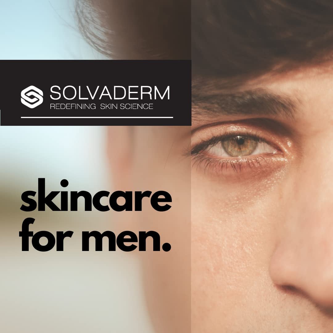 Solvaderm Blackstone Collection Men’s Face Cream – Anti-Aging Moisturizer for Men with Peptides & Antioxidants – Hydrating, Firming, Non-Greasy Daily Skincare for All Skin Types – 1 oz - görsel 7