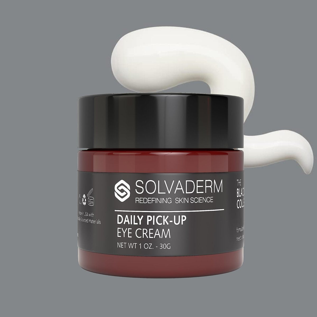 Solvaderm Blackstone Collection Men’s Face Cream – Anti-Aging Moisturizer for Men with Peptides & Antioxidants – Hydrating, Firming, Non-Greasy Daily Skincare for All Skin Types – 1 oz - görsel 3
