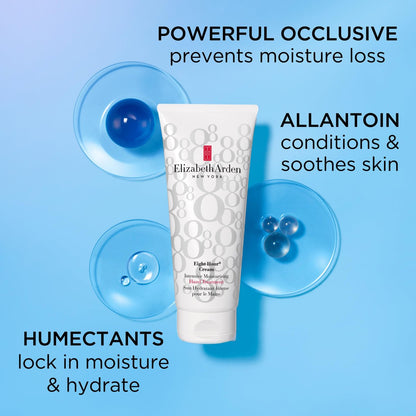 Elizabeth Arden Eight Hour Cream Intensive Moisturizing Hand Treatment - 6.8 oz Non-Greasy Hydrating Lotion for Dry, Cracked Skin