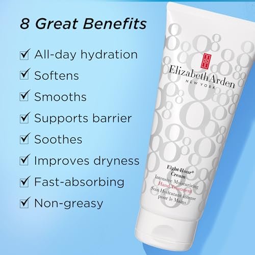 Elizabeth Arden Eight Hour Cream Intensive Moisturizing Hand Treatment - 6.8 oz Non-Greasy Hydrating Lotion for Dry, Cracked Skin - görsel 9