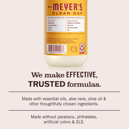 Mrs. Meyer's Clean Day Hand Soap, Clementine Scent, 12.5 fl oz - 3 Pack