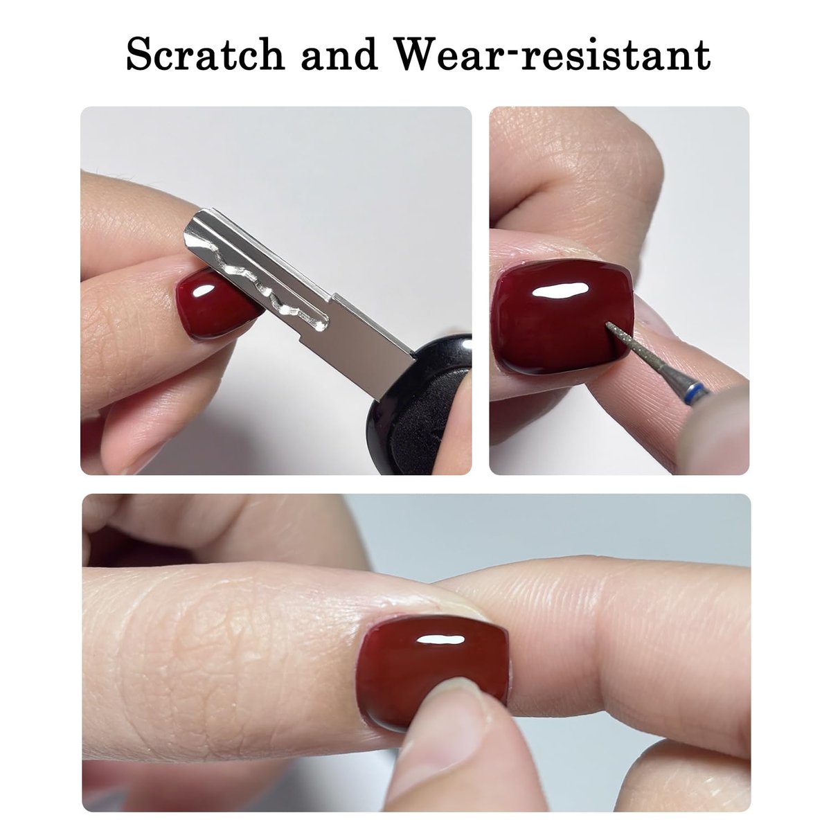 OXXI Professional Rubber Base & No Wipe Top Coat Gel Nail Polish Set - 2x15ml Self-Leveling Base and High-Gloss Wear-Resistant Top Coat Gift Box Salon Starter Kit Avelisse