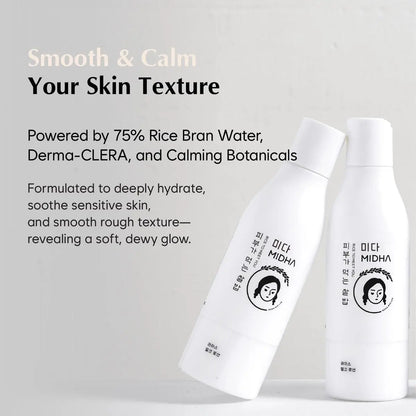 MIDHA Rice Milk Lotion – Deep Hydration & Soothing Care for Radiant, Glowing Complexion (6.76 fl oz / 200 ml) Avelisse