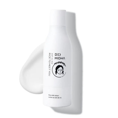 MIDHA Rice Milk Lotion – Deep Hydration & Soothing Care for Radiant, Glowing Complexion (6.76 fl oz / 200 ml) Avelisse