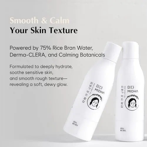 MIDHA Rice Milk Lotion – Deep Hydration & Soothing Care for Radiant, Glowing Complexion (6.76 fl oz / 200 ml) Avelisse
