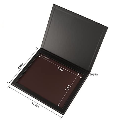 Allwon Extra Large Magnetic Palette - Empty Makeup Palette for Eyeshadow, Lipstick, Blush & Powder (Diamond Shape, Black) - görsel 4