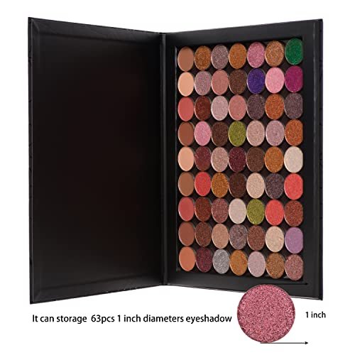 Allwon Extra Large Magnetic Palette - Empty Makeup Palette for Eyeshadow, Lipstick, Blush & Powder (Diamond Shape, Black) - görsel 8