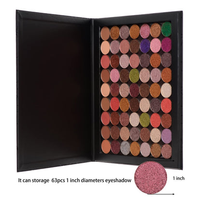 Allwon Extra Large Magnetic Palette - Empty Makeup Palette for Eyeshadow, Lipstick, Blush & Powder (Diamond Shape, Black)