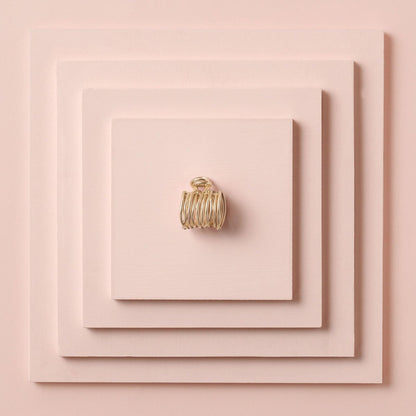 Gilded Wrap Ponytail Cuff Clip - Gold Metal Hair Accessory by The Hair Edit Avelisse