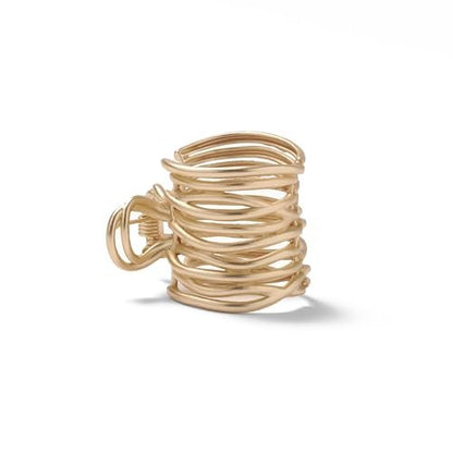 Gilded Wrap Ponytail Cuff Clip - Gold Metal Hair Accessory by The Hair Edit Avelisse