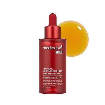 Medicube 21% Acid Wash-off Exfoliant – AHA + BHA + Succinic Acid Resurfacing Serum for Bumpy, Breakout-Prone Skin | Korean Skincare (1.41 fl oz)