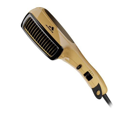 Andis 82125 1875-Watt Tourmaline Ceramic Ionic Styling Hair Dryer – Frizz-Free, Lightweight, No Heat Damage for Normal & Curly Hair (Gold) Avelisse