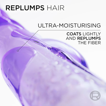 L'Oreal Paris Elvive Hyaluron Plump Hydrating Conditioner with Hyaluronic Acid, 12.6 Fl Oz - For Dehydrated, Dry Hair