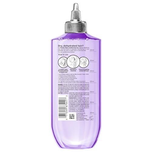 L'Oreal Paris Elvive Hyaluron Plump Flash Hydration Wonder Water Hair Rinse, 8 Second Hydrating Hair Care Treatment for Soft, Shiny Hair, 6.8 Fl Oz Avelisse