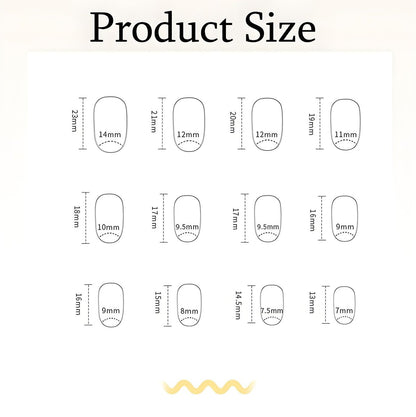 24 Pcs Flower Press on Nails Short Almond French Tips Fake Nails with Glue Stickers - Sun Flower Design, Medium Length Acrylic Nails for Women