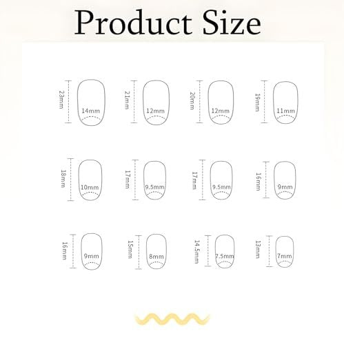 24 Pcs Flower Press on Nails Short Almond French Tips Fake Nails with Glue Stickers - Sun Flower Design, Medium Length Acrylic Nails for Women - görsel 14