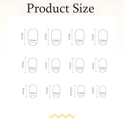 24 Pcs Flower Press on Nails Short Almond French Tips Fake Nails with Glue Stickers - Sun Flower Design, Medium Length Acrylic Nails for Women