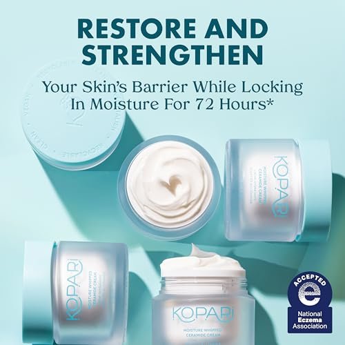 Kopari Moisture Whipped Ceramide Cream | Hydrate & Restore with Vegan Ceramides & Hyaluronic Acid | 2.1 oz Avelisse