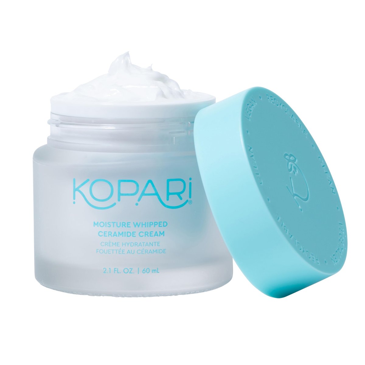 Kopari Moisture Whipped Ceramide Cream | Hydrate & Restore with Vegan Ceramides & Hyaluronic Acid | 2.1 oz Avelisse