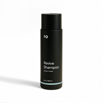 Ro Men's Revive Shampoo – Exfoliating & Clarifying Peppermint Shampoo for Thicker-Looking Hair with Saw Palmetto, Pumpkin Seed Oil, Caffeine – Sulfate-Free, 8 fl oz Avelisse