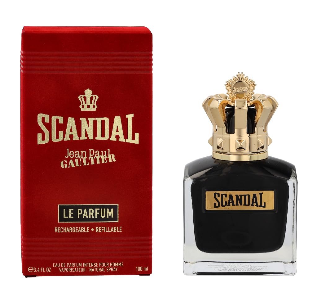 Jean Paul Gaultier Scandal Le Eau de Parfum Intense Refillable Spray for Men, 3.4 oz Avelisse