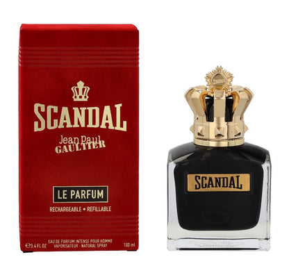 Jean Paul Gaultier Scandal Le Eau de Parfum Intense Refillable Spray for Men, 3.4 oz Avelisse