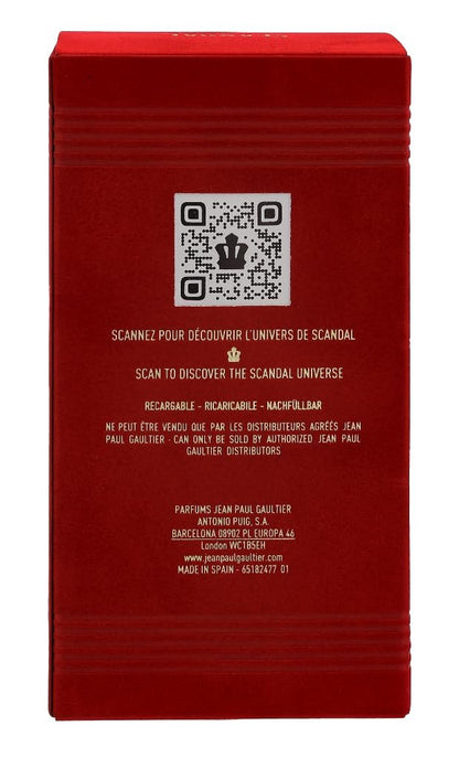 Jean Paul Gaultier Scandal Le Eau de Parfum Intense Refillable Spray for Men, 3.4 oz Avelisse