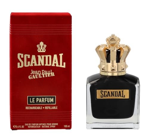 Jean Paul Gaultier Scandal Le Eau de Parfum Intense Refillable Spray for Men, 3.4 oz Avelisse