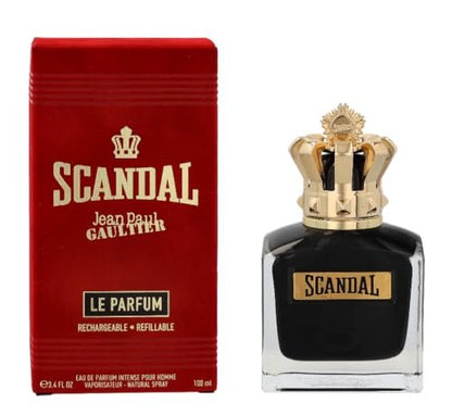 Jean Paul Gaultier Scandal Le Eau de Parfum Intense Refillable Spray for Men, 3.4 oz Avelisse